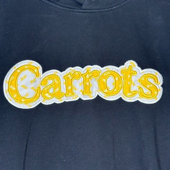 🥕 Anwar Carrots X Brisk Collab RARE Limited Hoodie Medium Black - Picture 6 of 12